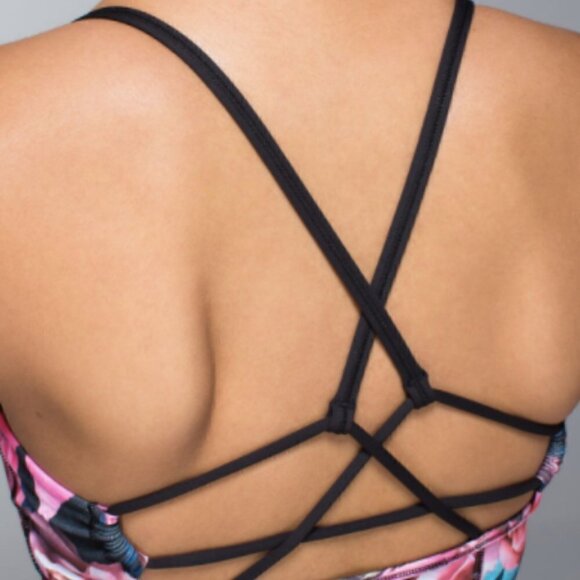 Lululemon Dancing Warrior Floral Strappy Tank 4 - Picture 2 of 8